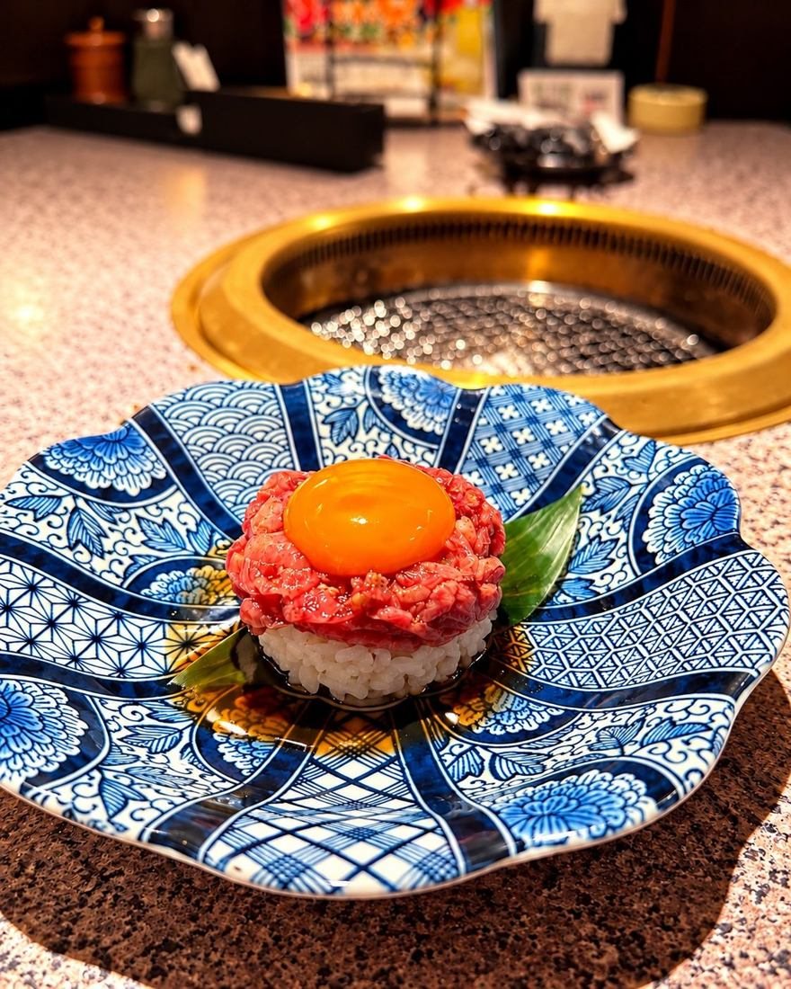 炙りユッケ寿司