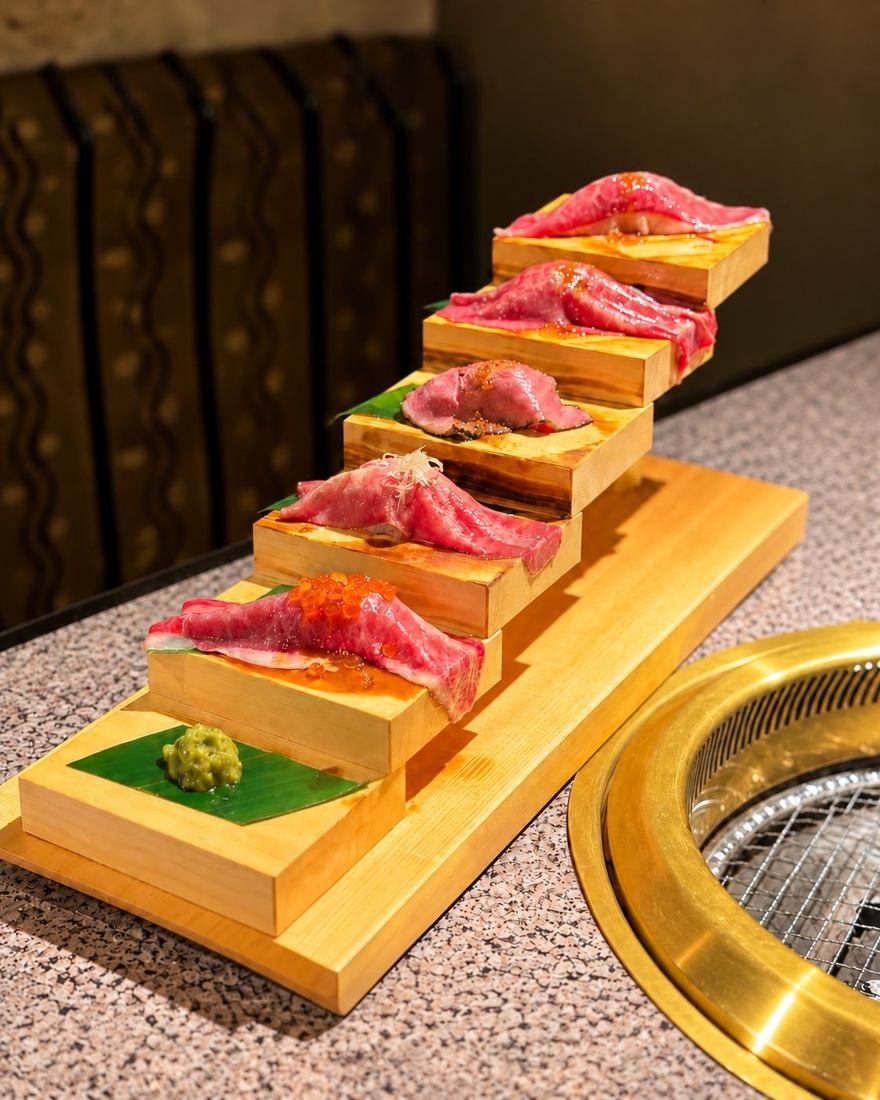 肉寿司5種盛り合わせ