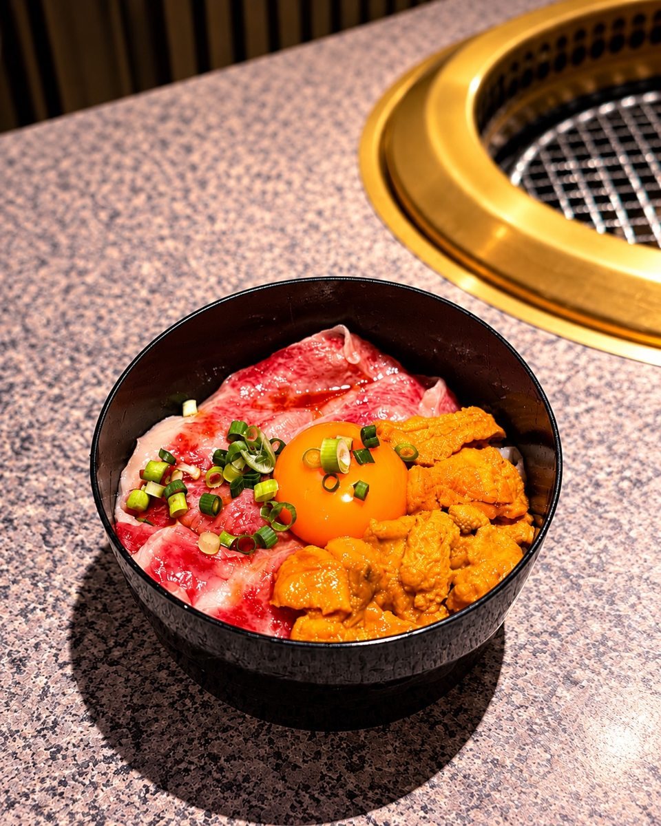 黒毛和牛うに小丼